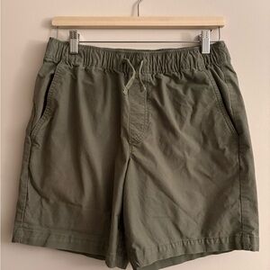 Eddie Bauer Olive Green Cargo Shorts
